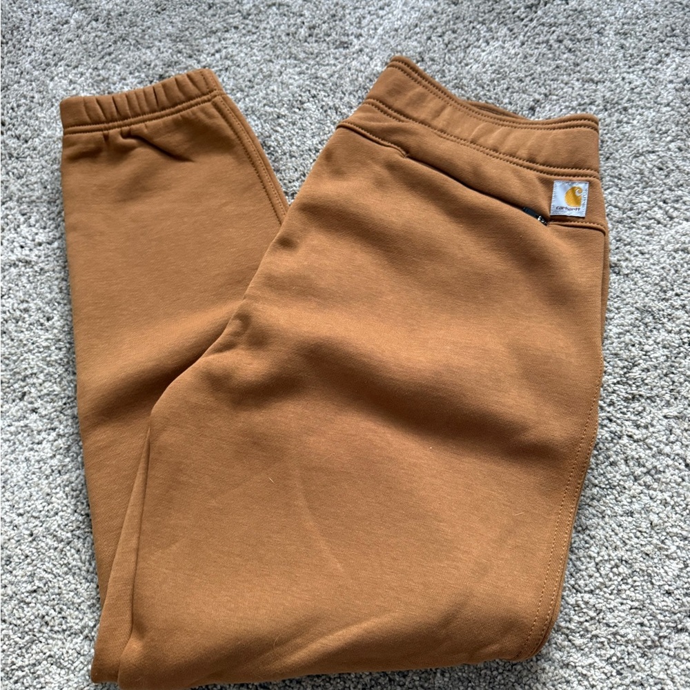 Carhartt Tan Fleece-Lined Pants